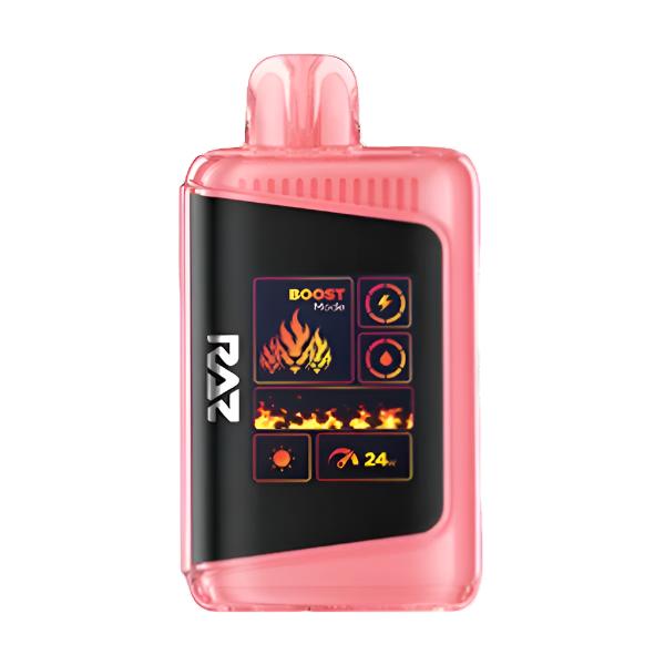 Strawberry Burst (Zero Nicotine) Raz LTX 25K - Black Coral